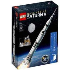 Modèle LEGO® Saturn V - Mission Apollo de la NASA + Cadeau Lego téléphone rétro