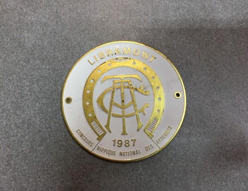 Plaque metal concours hippique - plaque,