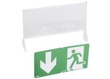 URA Porte pictogramme pour signalisation d'évacuation verticale pour BAES 168202