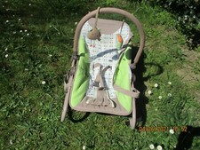 Babymoov Transat pour bébé Graphik Peche et gris