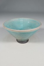 ANCIENNE JOLIE COUPE SIGNE CACHET CERAMIQUE CRAQUELE A DETERMINER