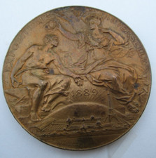 MEDAILLE FRANCAISE BRONZE 1889