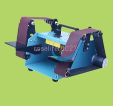 950W 220V Double Axis Belt Sander Sanding Machine Wood Metal Grinding