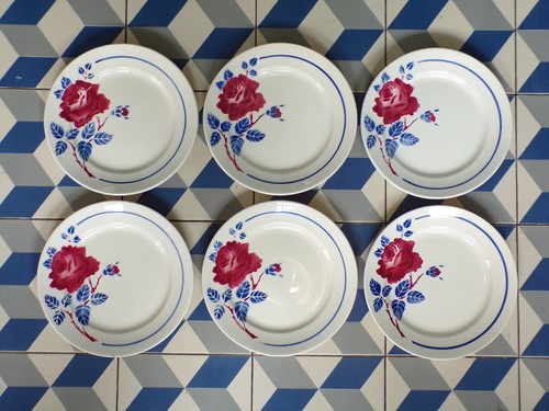 Lot assiettes plates vintage - lot,