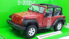 JEEP WRANGLER RUBICON HARD TOP ROUGE WELLY REF 22489H-DRD ECHELLE AU 1/24 EME