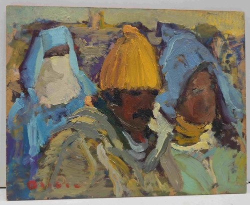 Tableau ancien huile - tableau, portrait