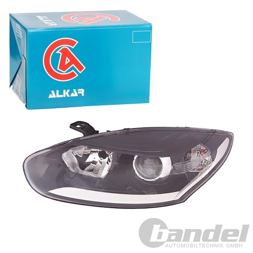 Alkar phare noir droit - h7/h7,