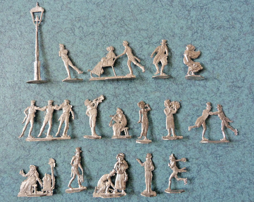 Plats étain zinnfiguren - zinnfiguren,