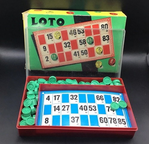 Ancien jeu loto complet - jeu, de