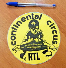 autocollant AGOSTINI RTL  CONTINENTAL CIRCUS  GP MOTO Jerôme Laperrousaz 1972