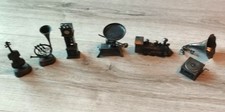 VINTAGE lot 6 taille crayon collection  PLAYME musique train horloge xylophone