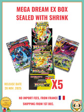 MEGA Dream EX M2a Sealed Box X5 New Pokemon Card Japanese 2025 wShrink