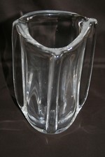Vase en cristal transparent