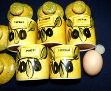 5 Pots à épices Vallauris