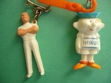 Porte clés - MONSIEUR PROPRE et BONUX Benoît - Lessive Nettoyant Sixties