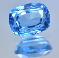 Naturel Bleu Zircon 6.35 CT
