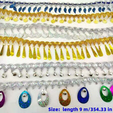 Pendentif Frange En Sequins