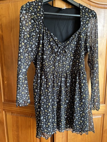 Divided robe femme noire - h&m,