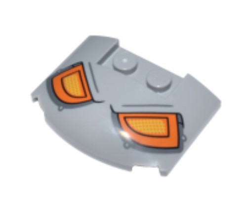 Lego part 93604pb15 wedge - 93604pb15,
