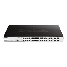 D-Link DGS-1210-28P  Web Smart switch 24 ports Gigabit PoE + 4 ports Combo SFP
