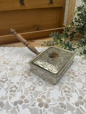 Ancien Majordome Silencieux Ramasse miette en Métal Argenté Signé Raimond