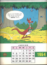 PEYO - RARISSIME CALENDRIER