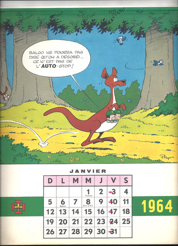 Peyo rarissime calendrier - rarissime,