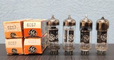 4-GE 6CS7 NOS/NIB Vacuum Tubes