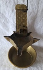 Ancienne Lampe à Huile Laiton