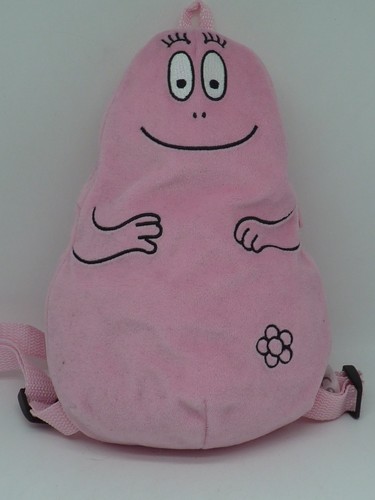Sac dos peluche barbapapa - a,