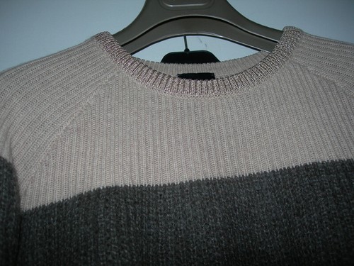 Pull neuf col rond beige - , et