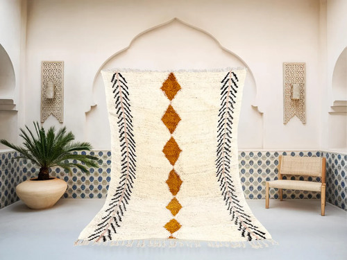 Tapis laine berbère - berbère, multi