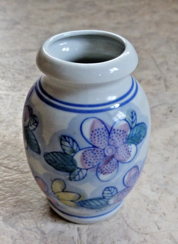 Petit vase décor - , floral