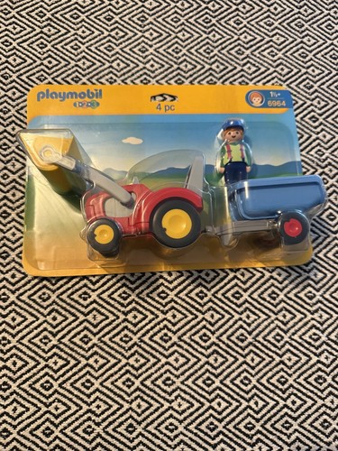 Playmobil fermier avec - -,