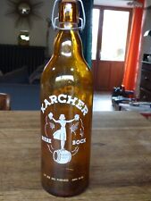 Bouteille vide de bière  bock KARCHER  Sérigraphiée - PARIS