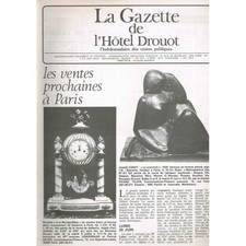 La GAZETTE de l'Hôtel DROUOT 1983 N°24 LIVRES d'HEURES Bronzes DALOU et DAUMIER