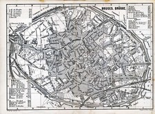 BE Bruges Brugge 1878 pt. plan