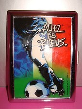 RETRO VINTAGE ETUI CIGARETTES ALLEZ LES BLEUS-MONDIAL 98