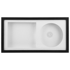  Cadre en vinyle : cadre photo stéréoscopique creux pour CD, présentoir à