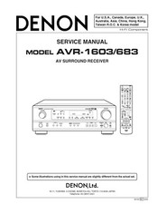 Manuel De Service Pour Denon