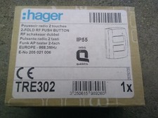 Bouton poussoir mural radio