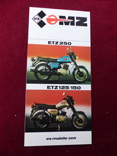 prospectus catalogue moto : MZ