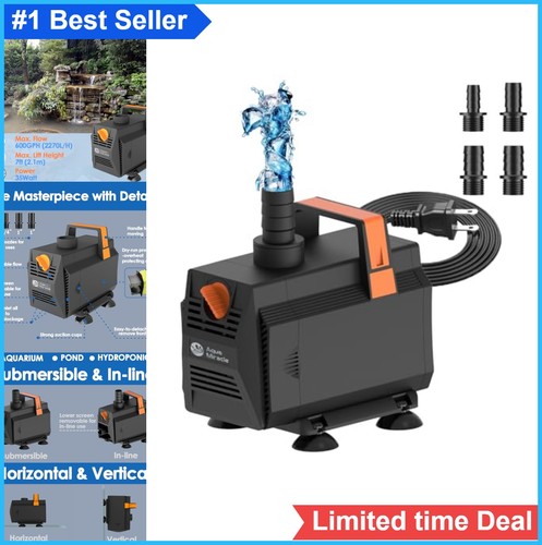 Submersible water pump 600gph - pump,