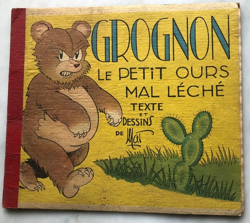 Grognon petit ours mal - ours,