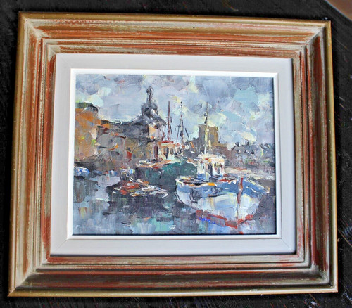 Ancien tableau hst huile - ancien,