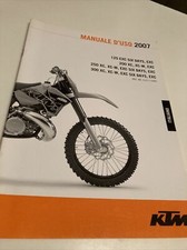 KTM 125 200 250 300 EXC XC XC-W six days 2007 Manuel utilisateur propriétaire