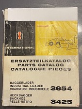 catalogue pièces chargeuse industrielle INTERNATIONAL IH 3654 et Backhoe 3425