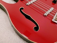 Corps semi-creux Danelectro Red Hot Longhorn Bass, riche profondeur basse,...