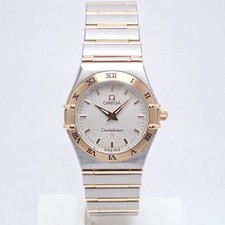 Cadran blanc à quartz Omega