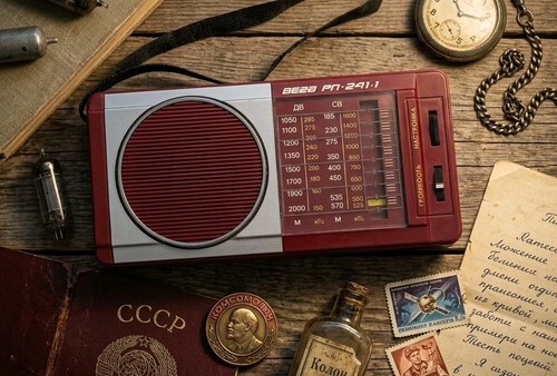 Vintage soviet transistor - vintage,